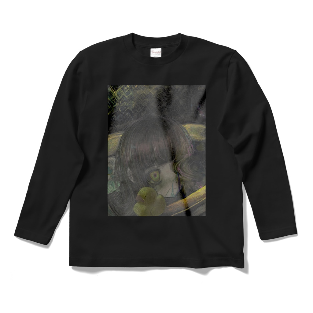 沈む少女 ロングスリーブTシャツ