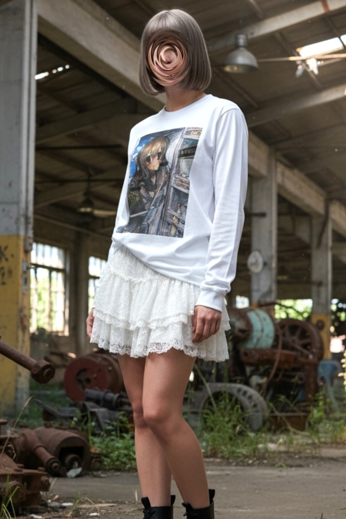 冷気少女 ロングスリーブTシャツ