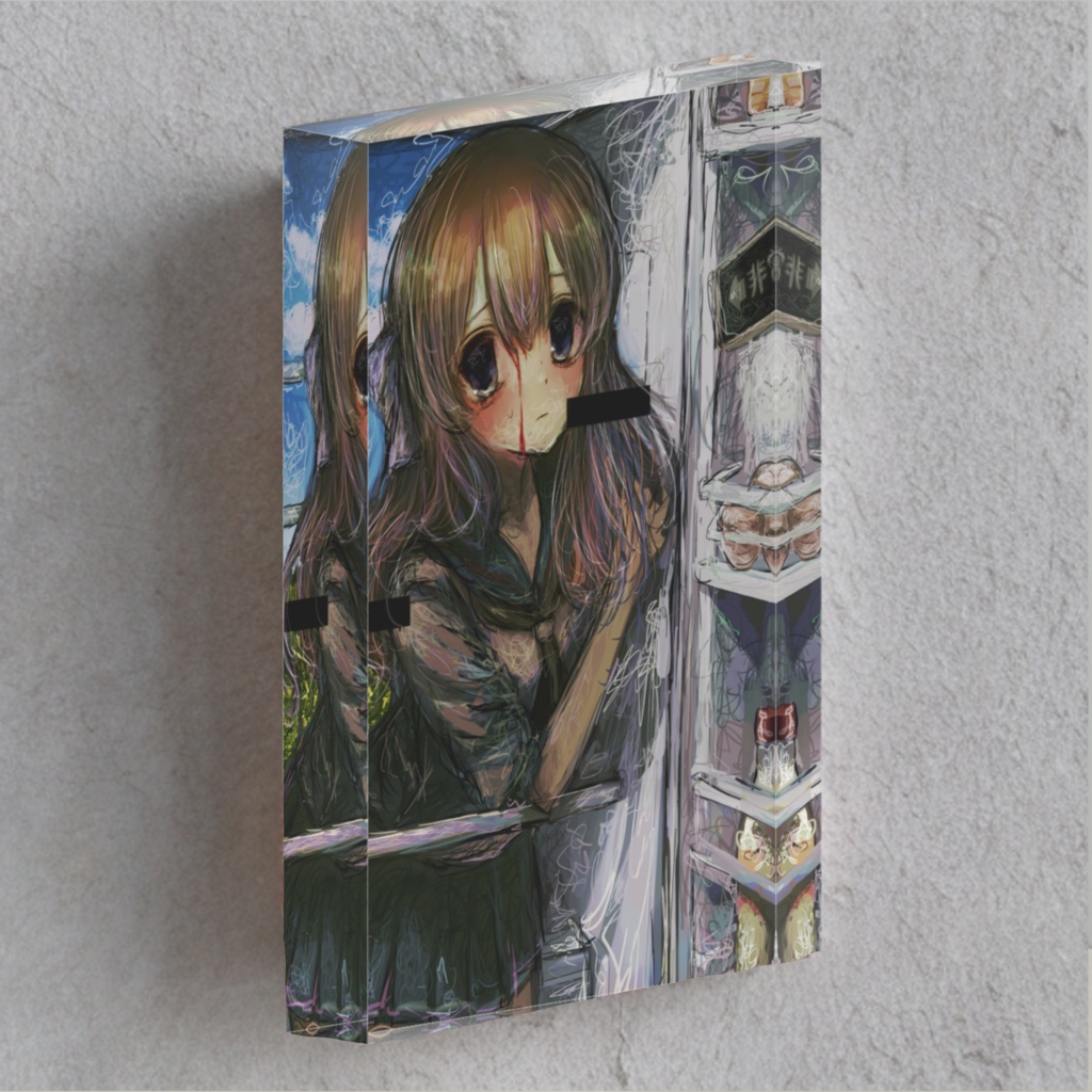 冷気少女 アクリルブロック