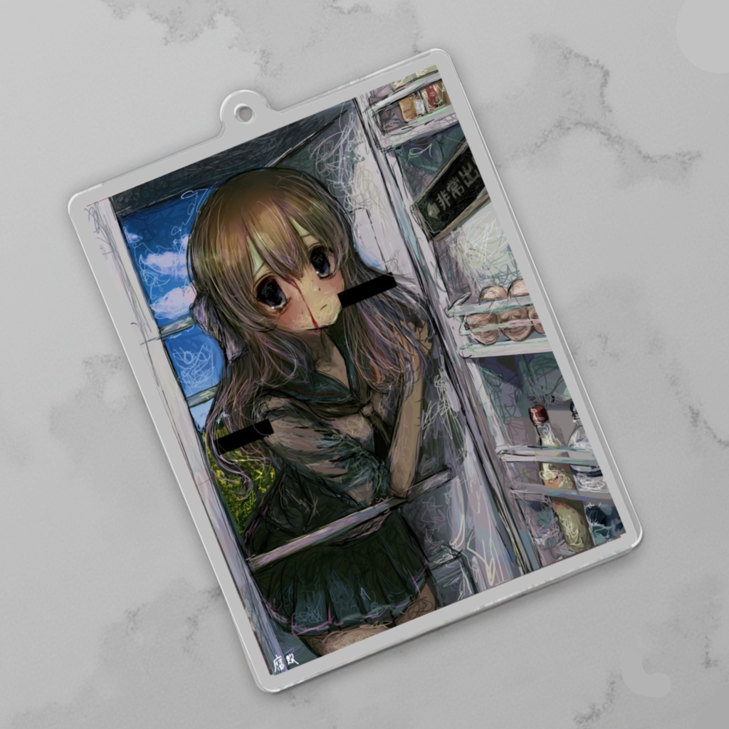 冷気少女 アクリルキーホルダー