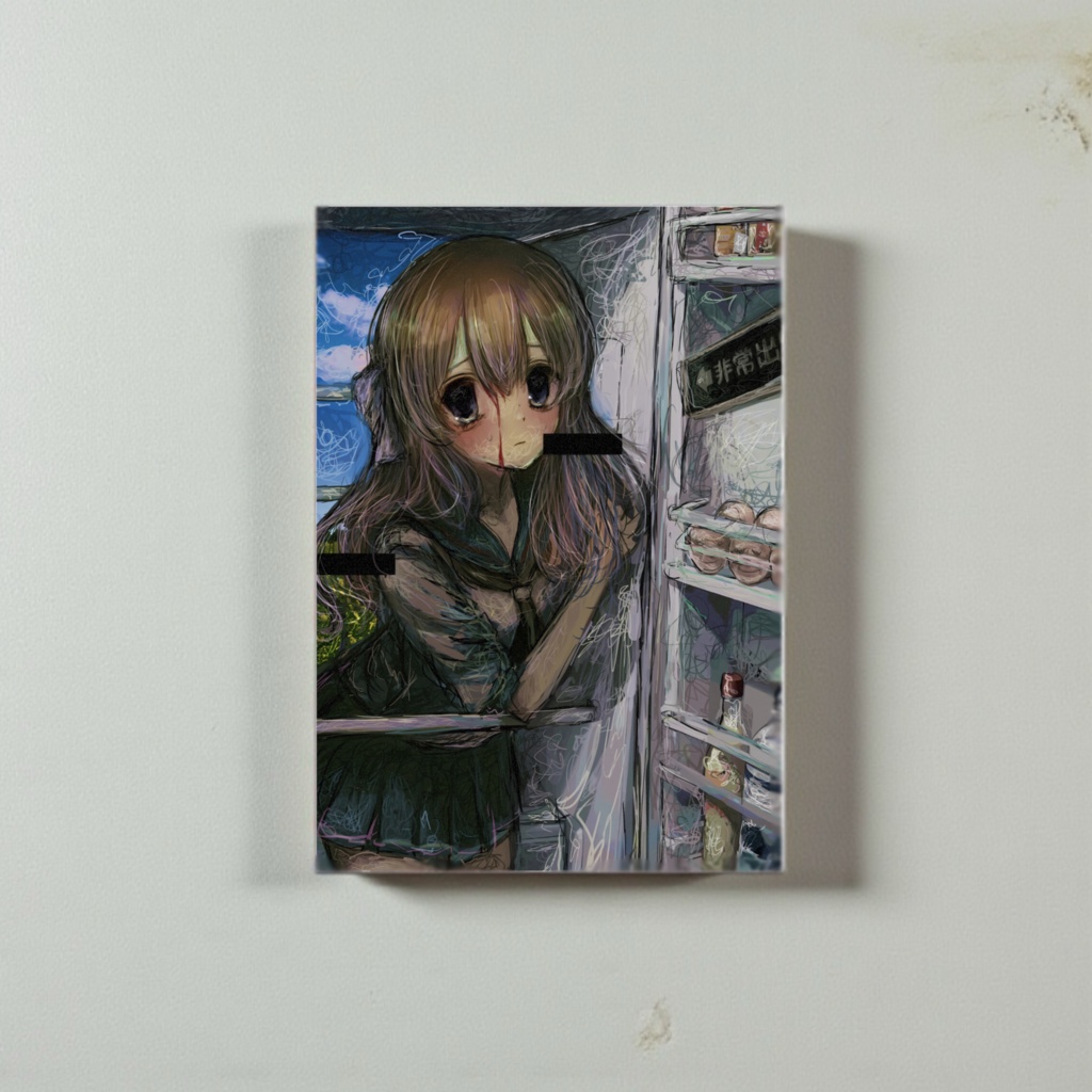 冷気少女 アートパネル