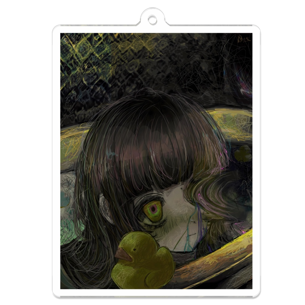 【佐藤腐敗】沈む羽音 アクリルキーホルダー