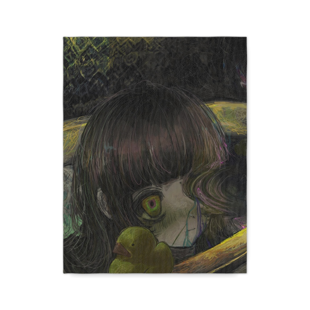 【佐藤腐敗】沈む羽音 F6キャンバス