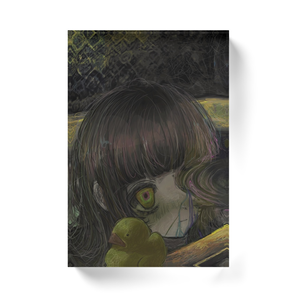 【佐藤腐敗】沈む羽音 アクリルブロック