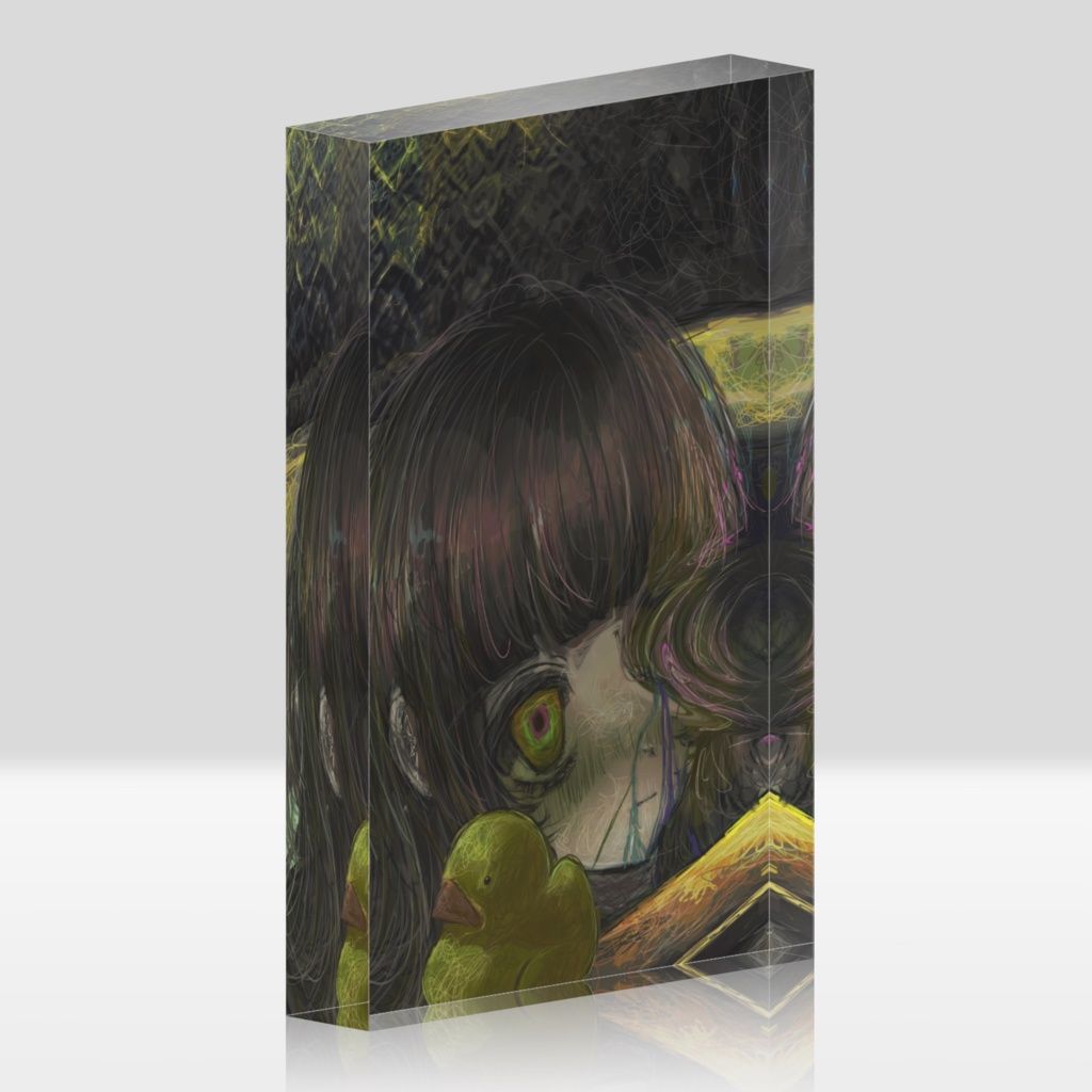 【佐藤腐敗】沈む羽音 アクリルブロック