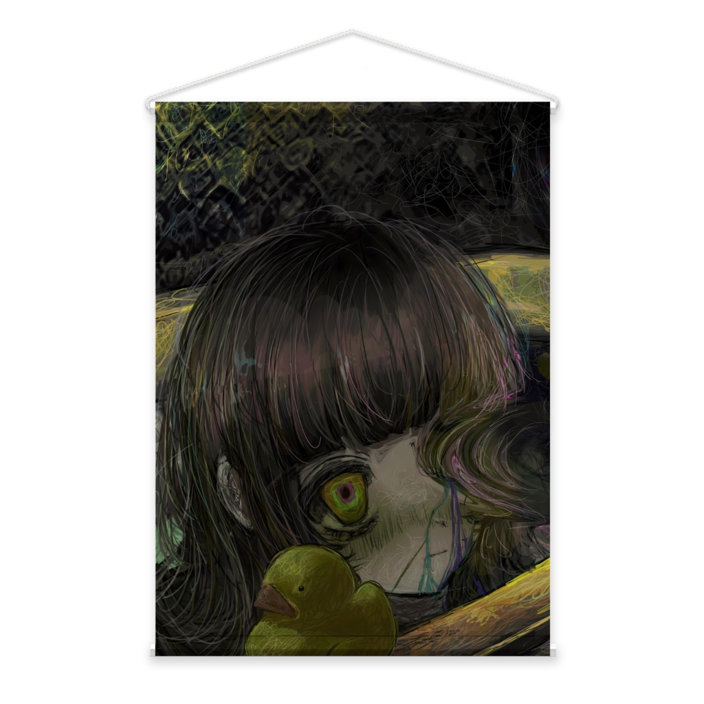 【佐藤腐敗】沈む羽音 タペストリー