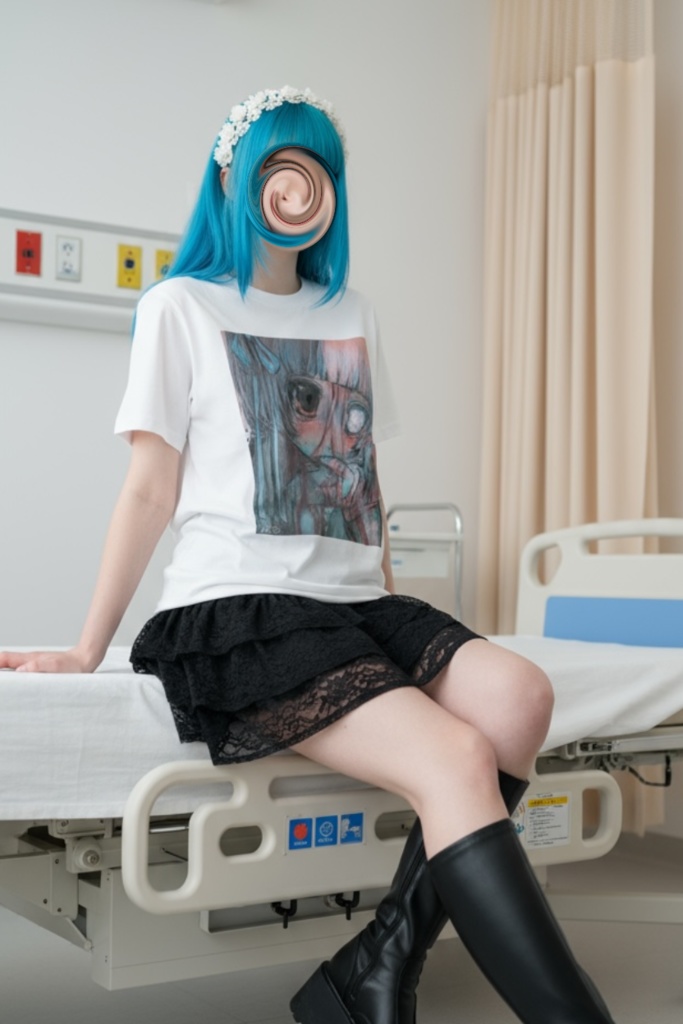【佐藤腐敗】失明の夢　Tシャツホワイト