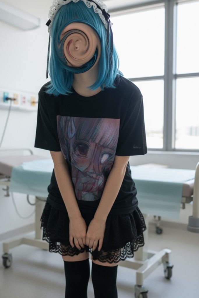 【佐藤腐敗】失明の夢　Tシャツブラック