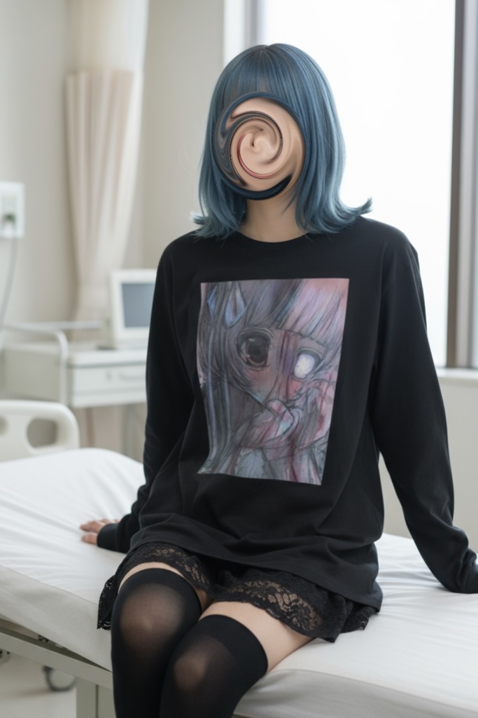 【佐藤腐敗】失明の夢　ロングスリーブTシャツ