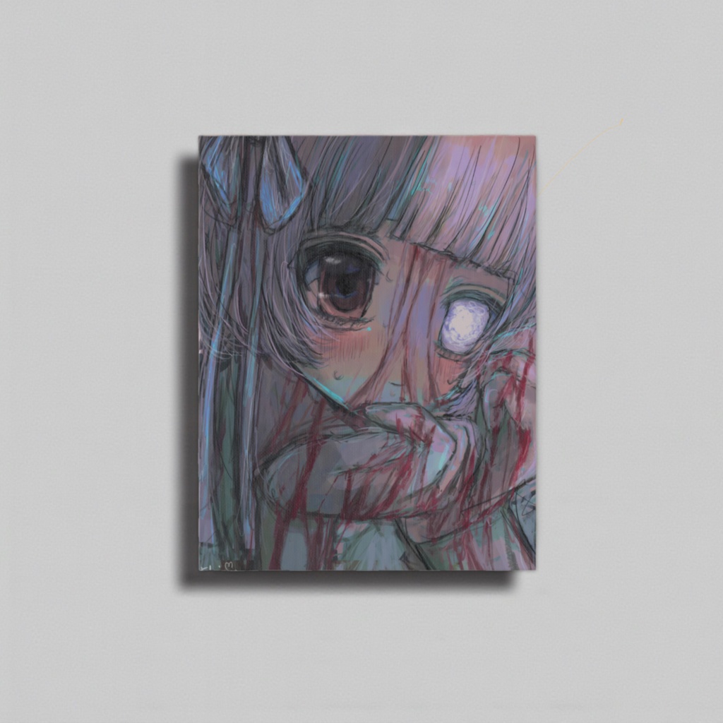 【佐藤腐敗】失明の夢 F6キャンバス