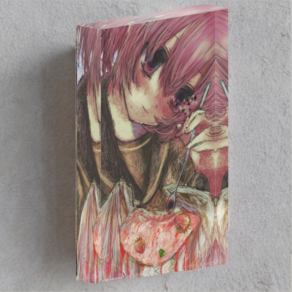 【佐藤腐敗】少女解体図 アクリルブロック