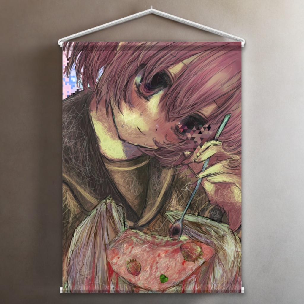 【佐藤腐敗】少女解体図 タペストリー