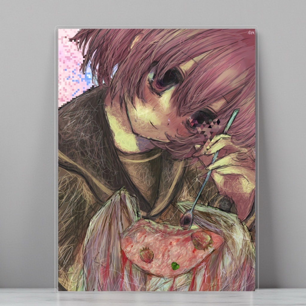 【佐藤腐敗】少女解体図 ステッカー