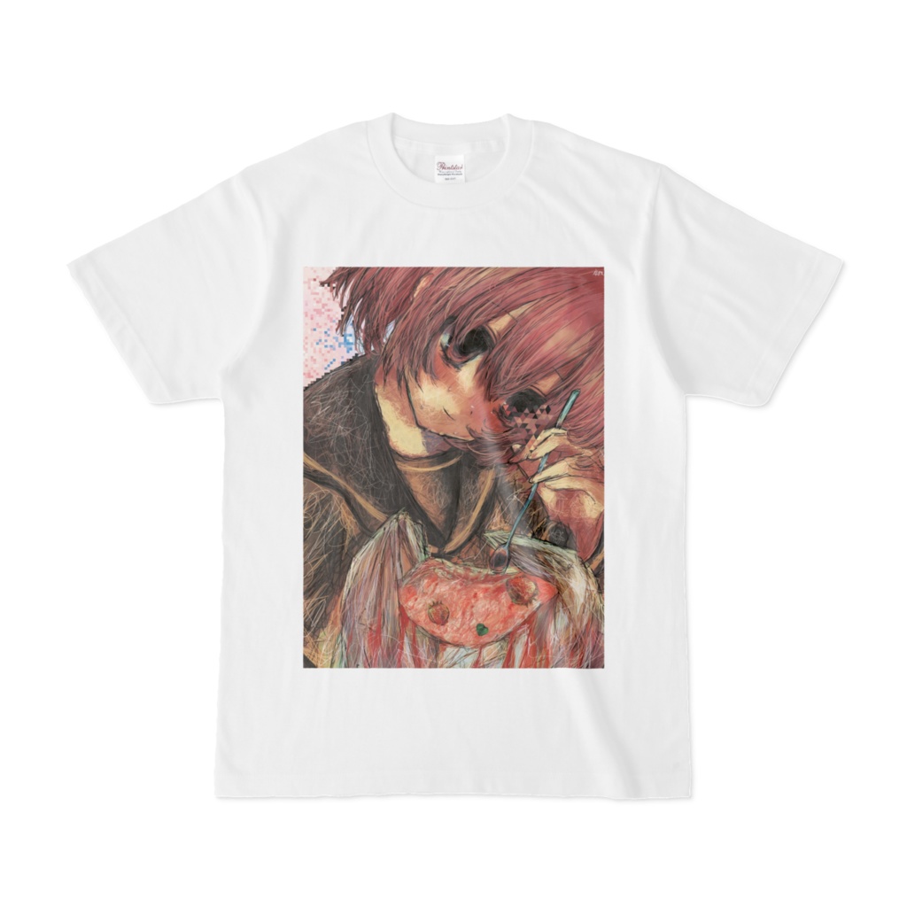 【佐藤腐敗】少女解体図 Tシャツホワイト