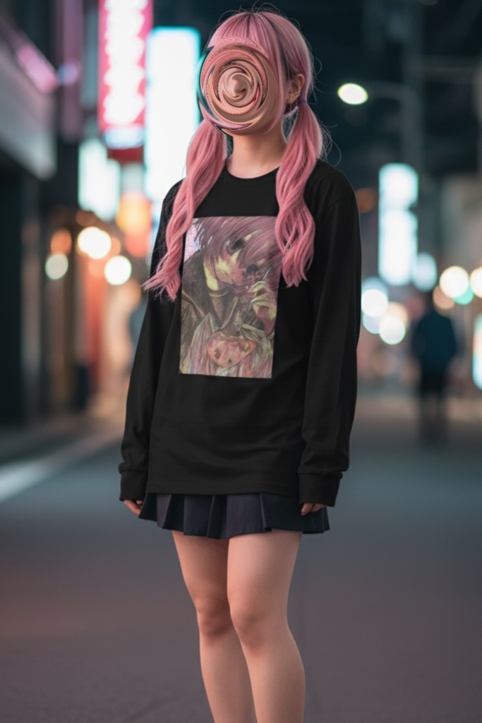 【佐藤腐敗】少女解体図 ロングスリーブTシャツ