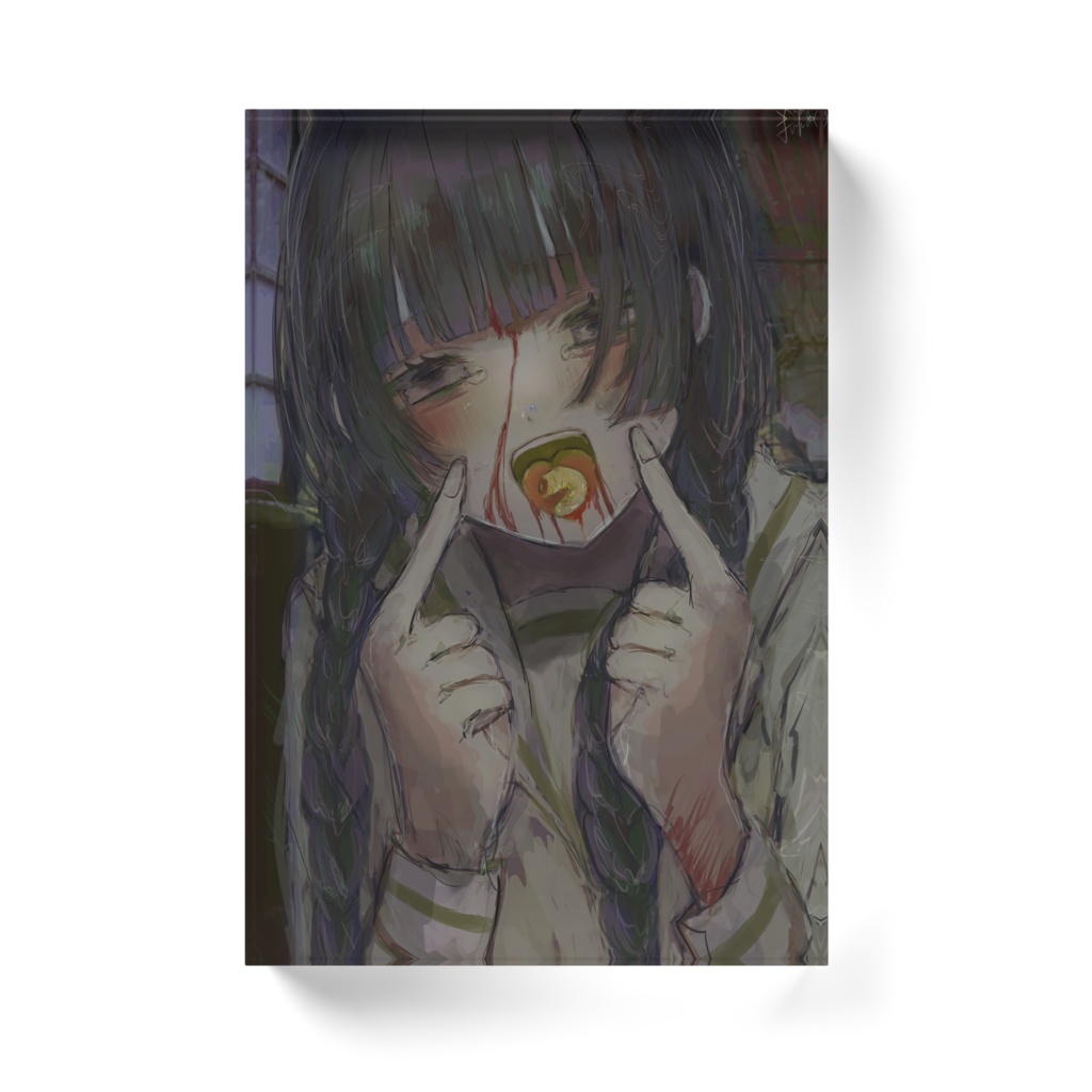 【佐藤腐敗】壊死した幸福 アクリルブロック