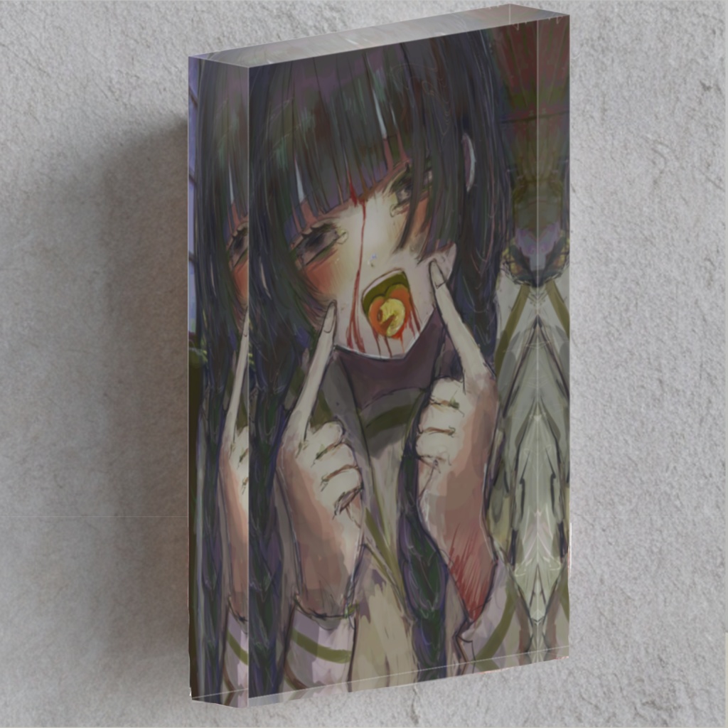 【佐藤腐敗】壊死した幸福 アクリルブロック