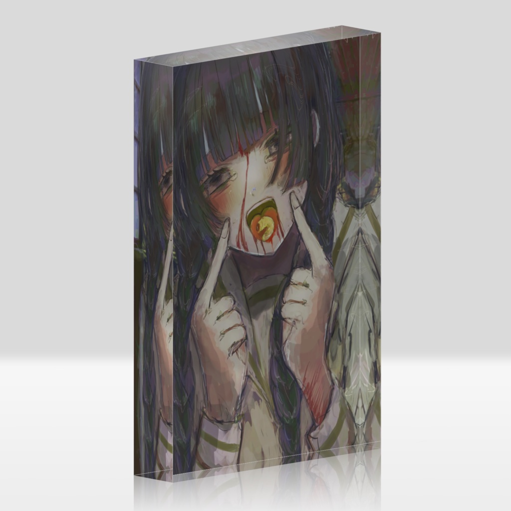 【佐藤腐敗】壊死した幸福 アクリルブロック