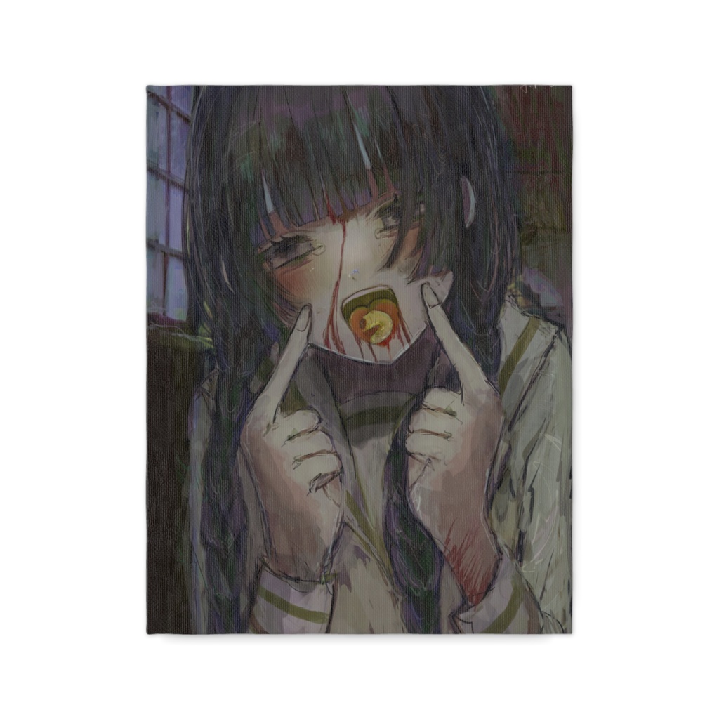 【佐藤腐敗】壊死する幸福 F6キャンバス