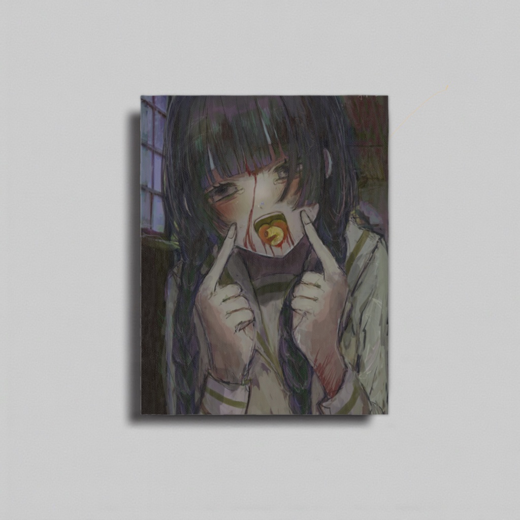 【佐藤腐敗】壊死する幸福  F6キャンバス