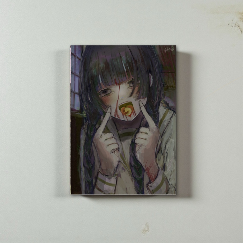 【佐藤腐敗】壊死した幸福 アートパネル