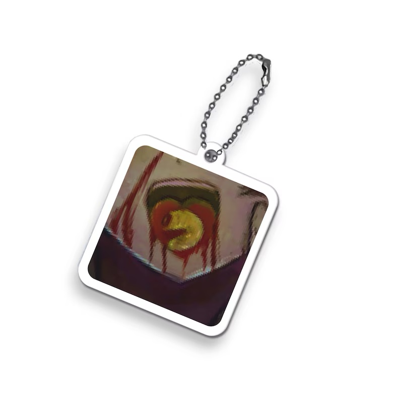 Goreアクリルキーホルダー 『smile』6×6㎝