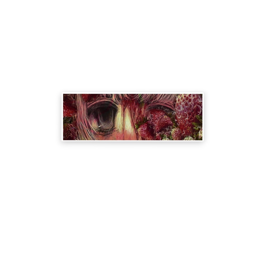 【ステッカー】苺　eye　(佐藤腐敗)