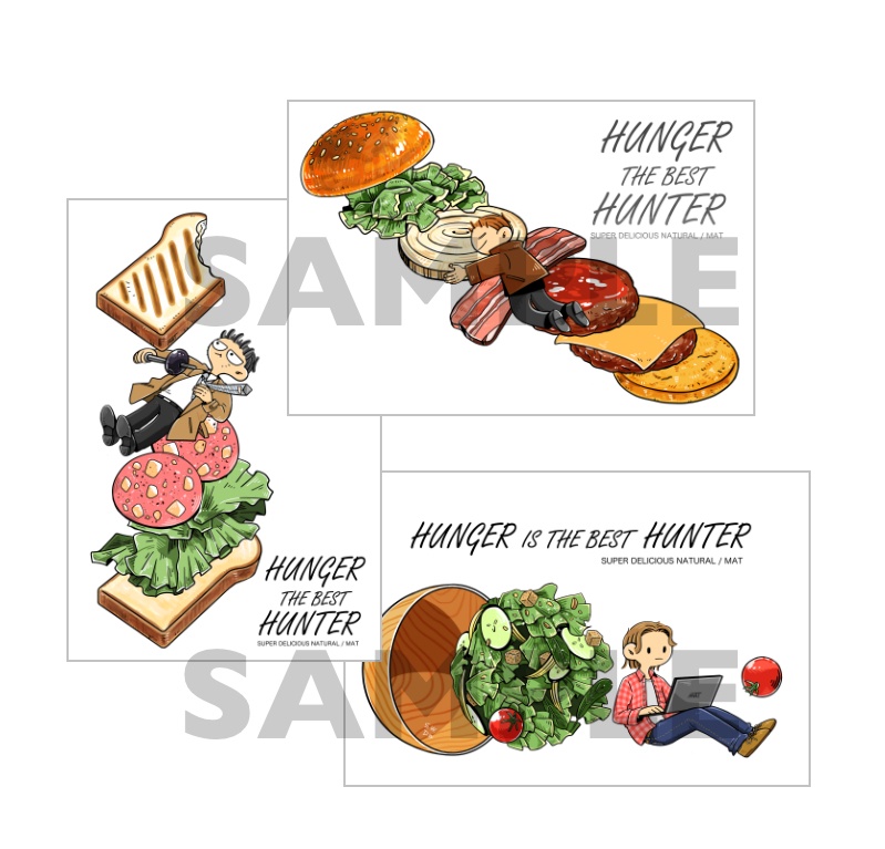 HUNGER IS THE BEST HUNTER キーホルダー