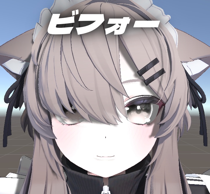 【無料】リアル影用の白目マスクテクスチャ【真冬専用】