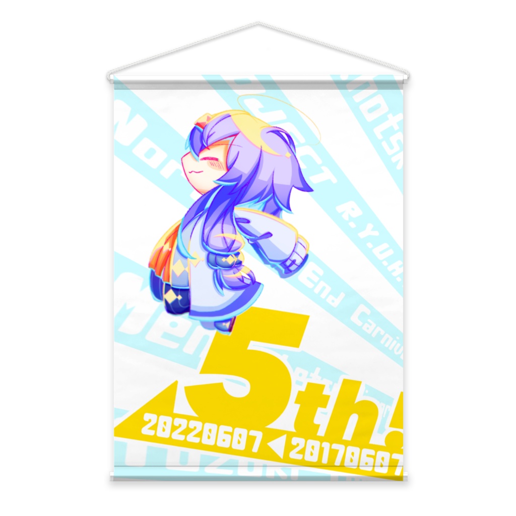 5周年オホゆかさんタペストリー!