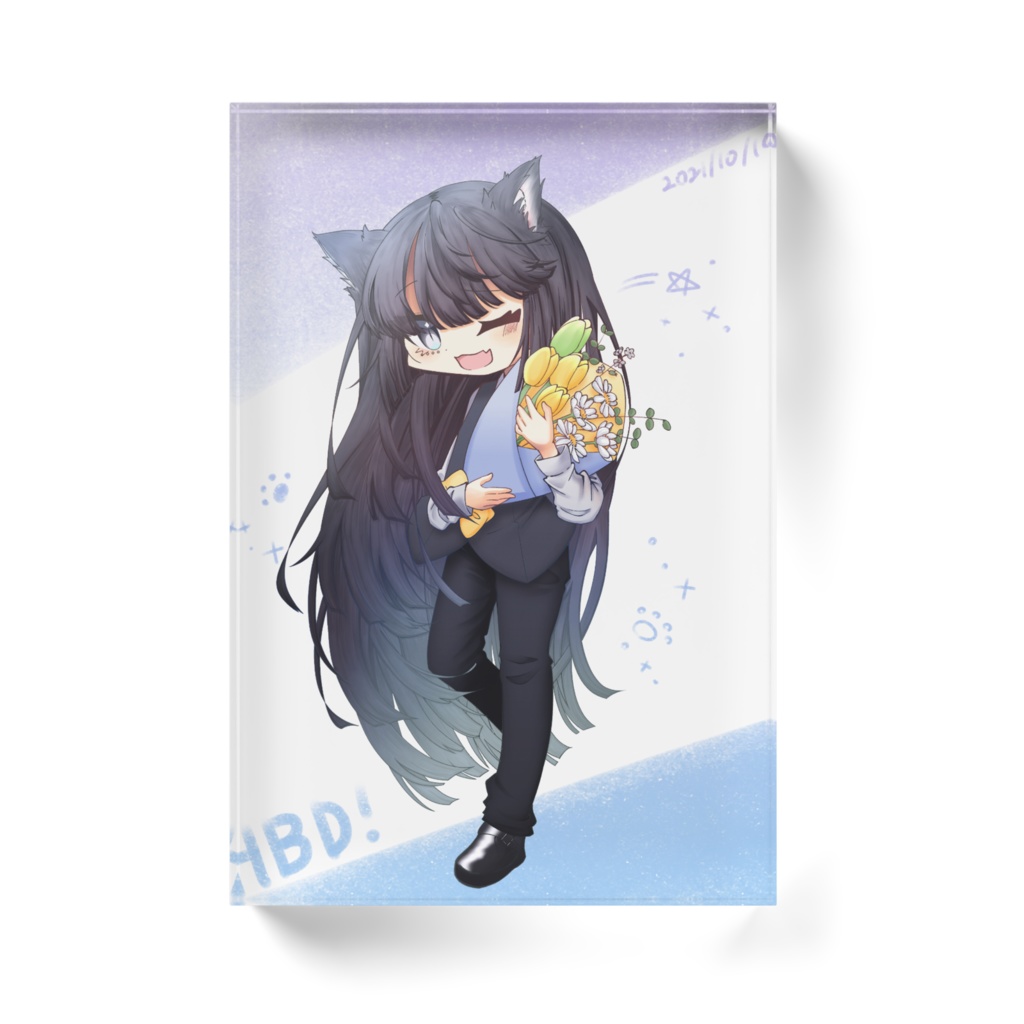 オリキャラアクリルブロック!