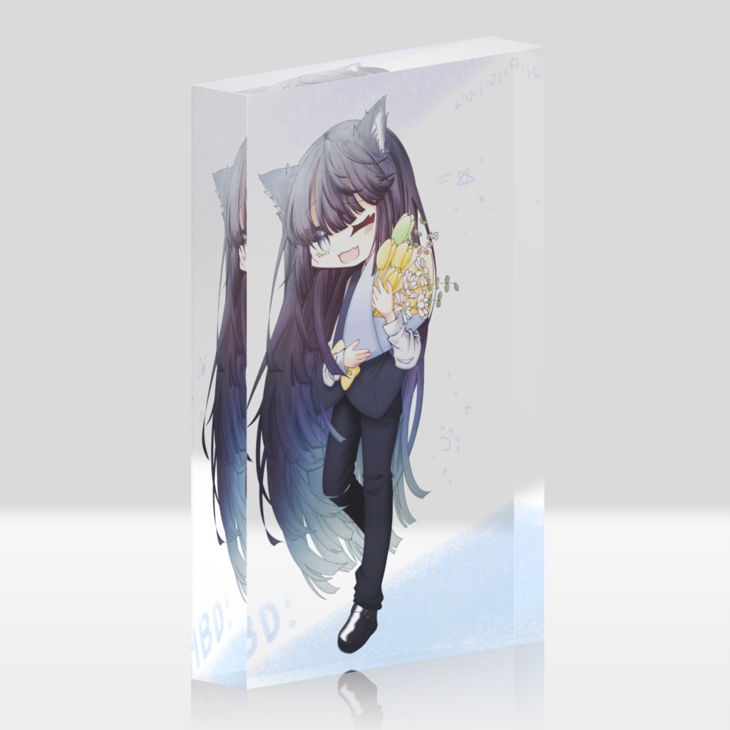 オリキャラアクリルブロック！