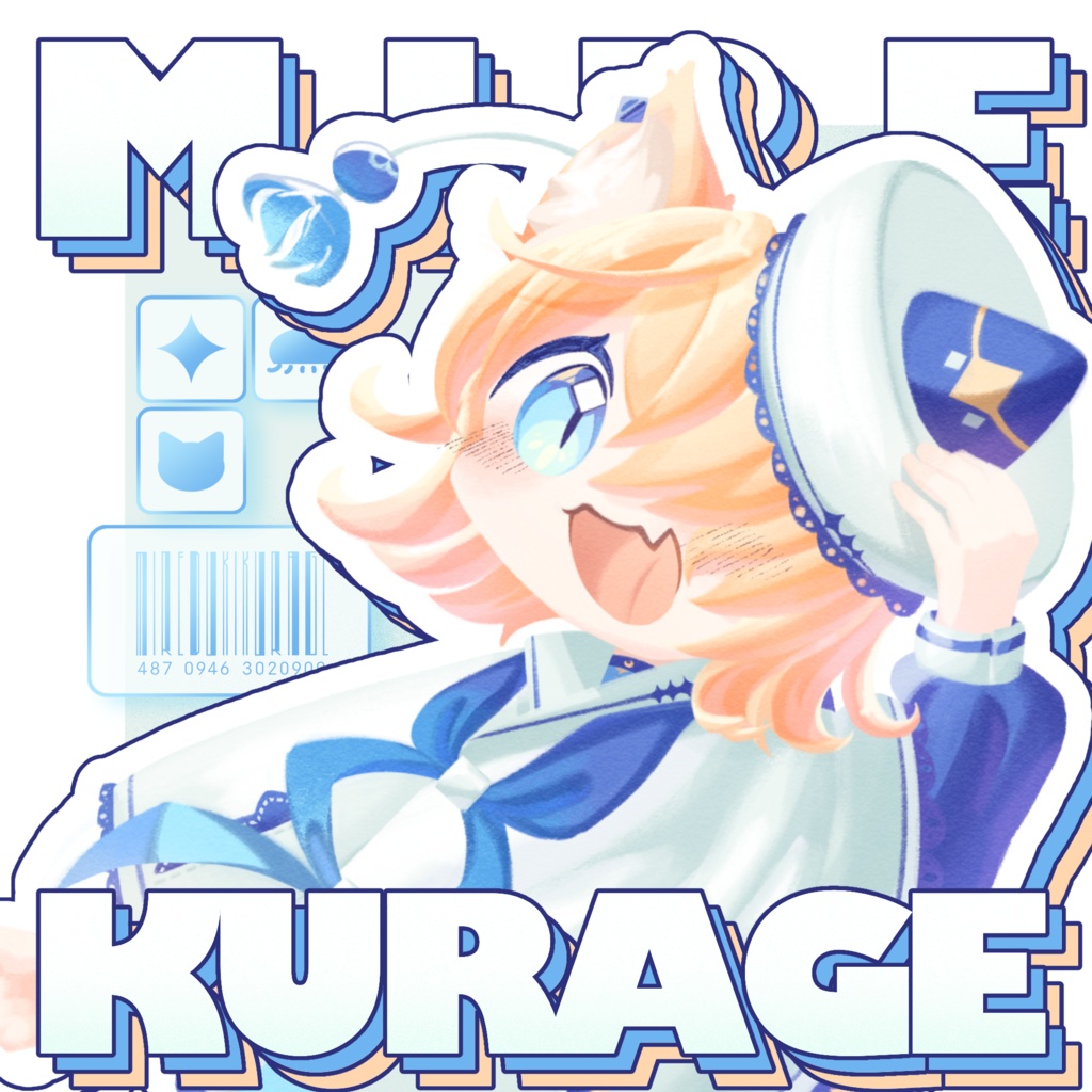 代理ちゃんアクリルブロック!