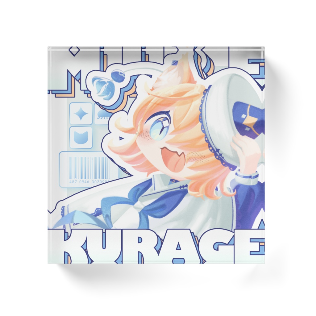 代理ちゃんアクリルブロック!