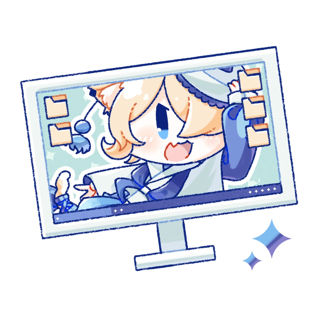 代理ちゃんスマホステッカー!(12種)