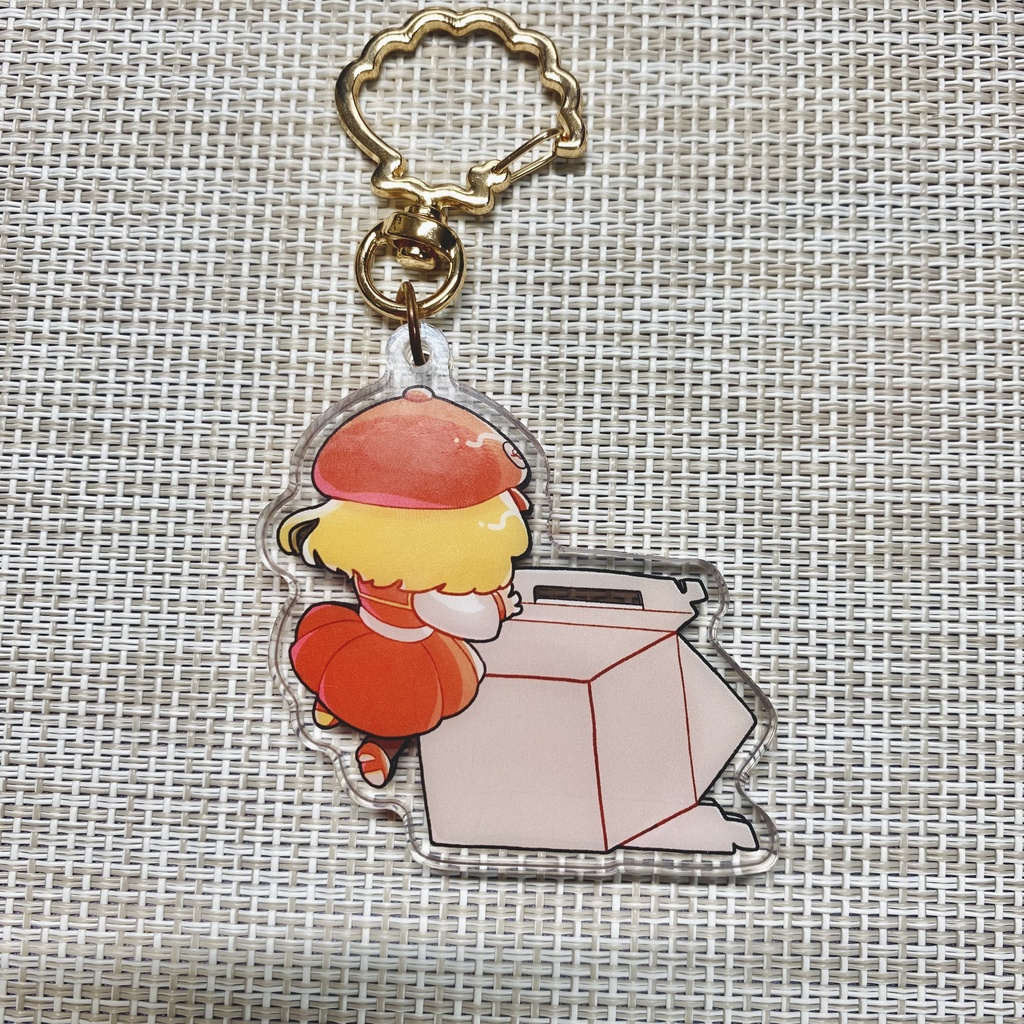 うわ〜!!!マドレーヌぶちまけアクキー!!!
