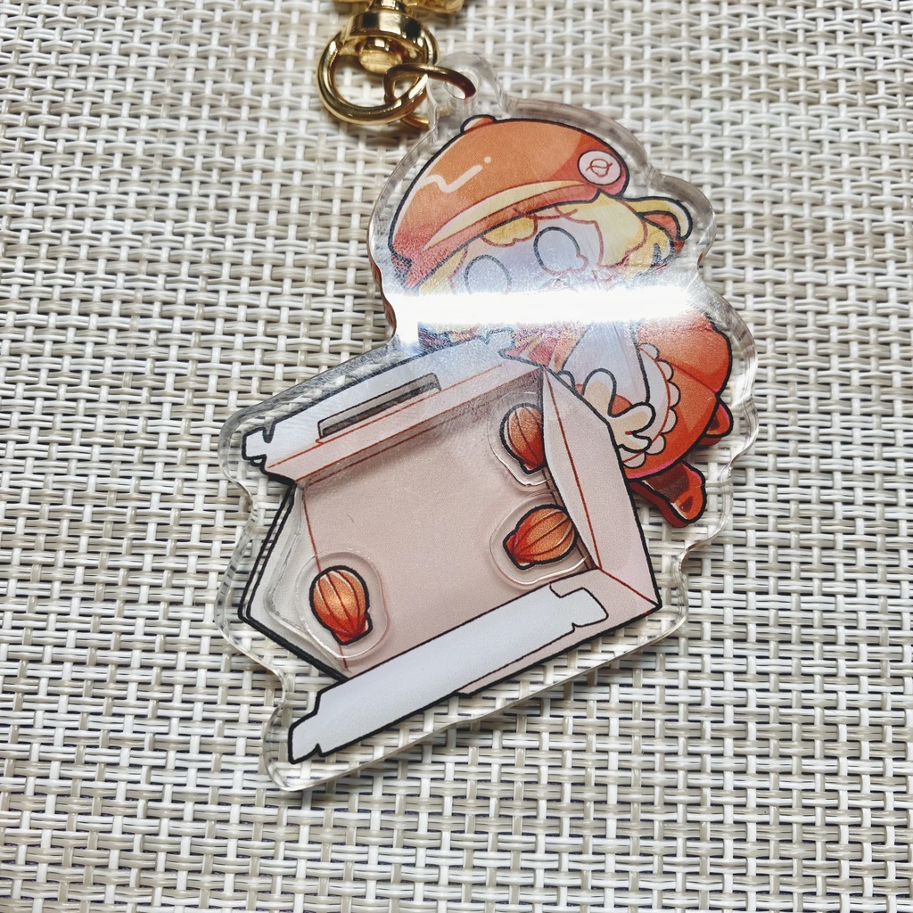 うわ〜!!!マドレーヌぶちまけアクキー!!!