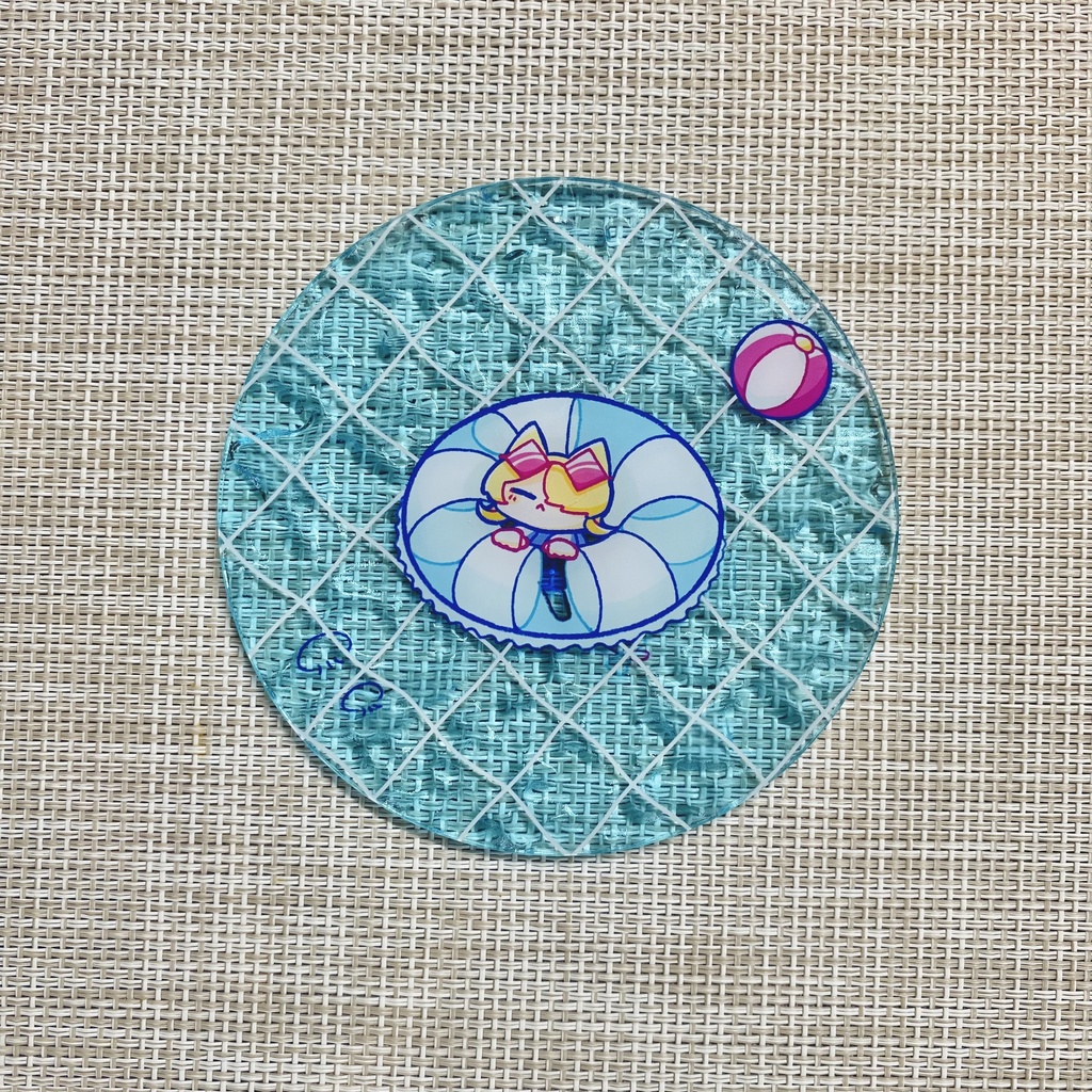 水面アクリルコースター