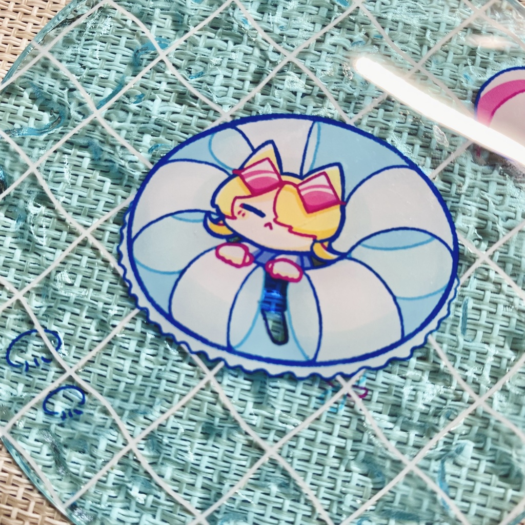 水面アクリルコースター