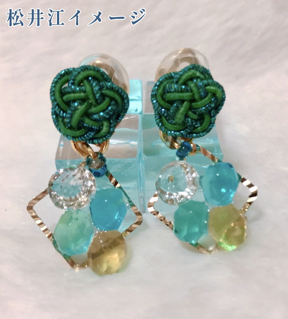 【刀剣乱舞 鶴丸国永、松井江】イメージイヤリング/ピアス