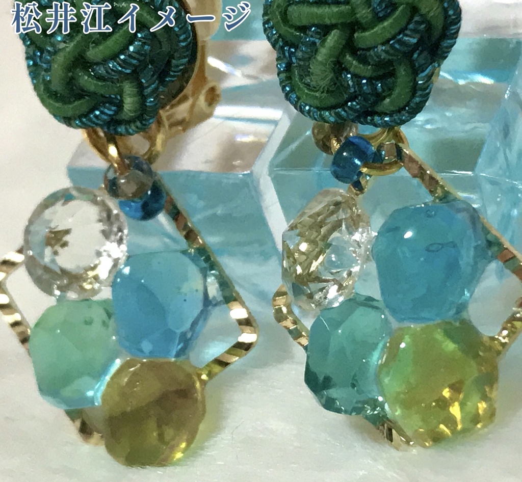 【刀剣乱舞 鶴丸国永、松井江】イメージイヤリング/ピアス