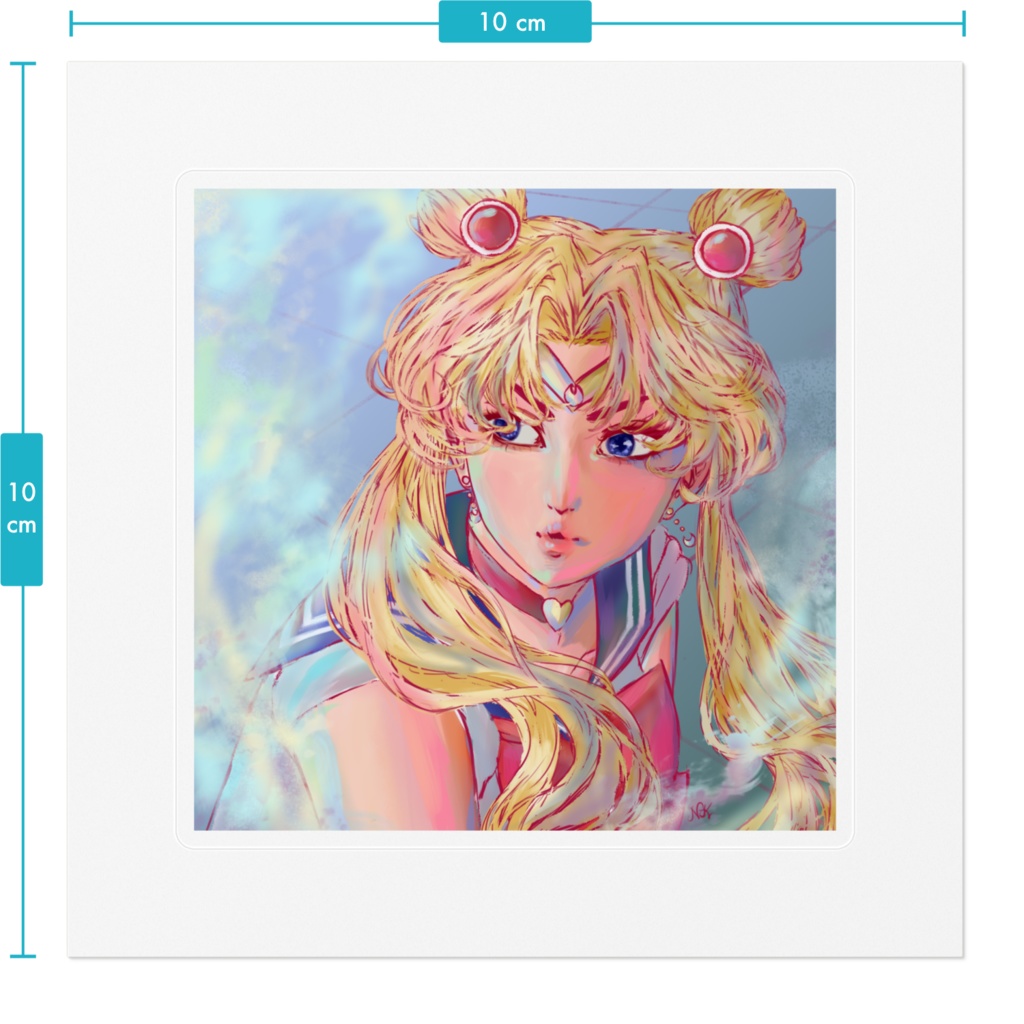 セーラームーン シール (Sailormoon Digital Painting Sticker)