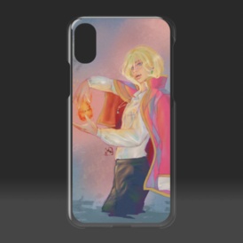ハウル イラスト Iphoneケース クリア (Howl Clear Iphone Case)