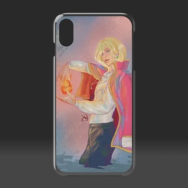 ハウル イラスト Iphoneケース クリア (Howl Clear Iphone Case)