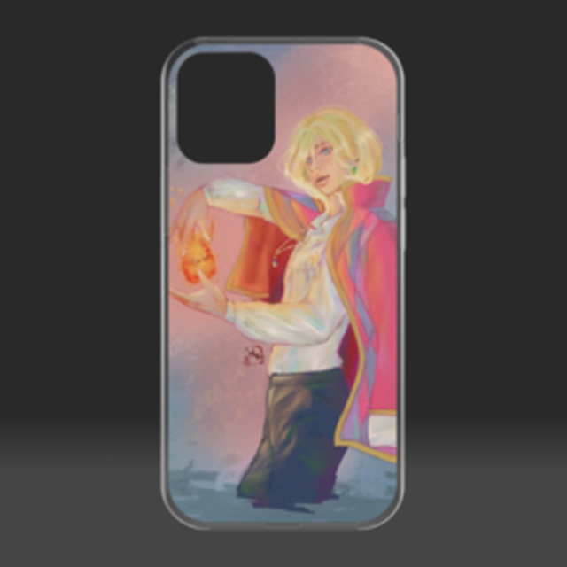 ハウル イラスト Iphoneケース クリア (Howl Clear Iphone Case)