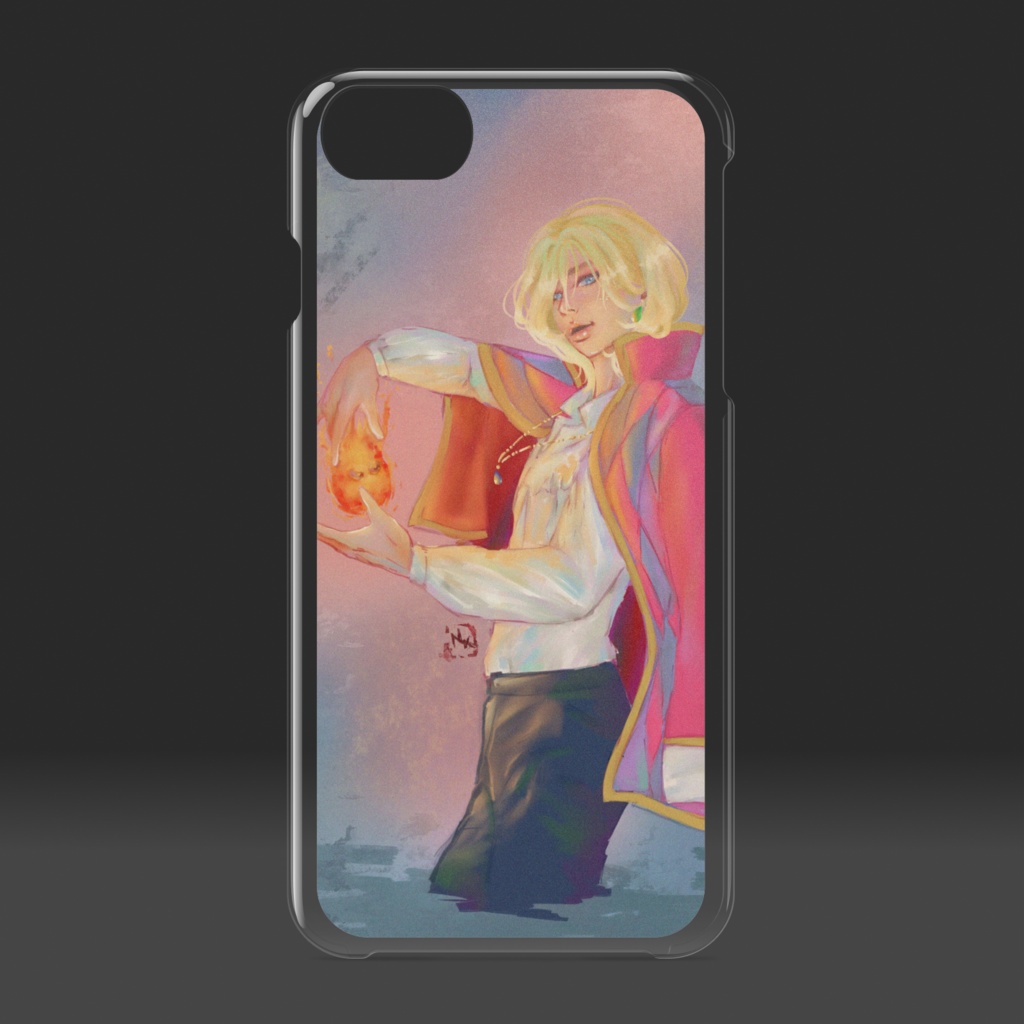 ハウル イラスト Iphoneケース クリア (Howl Clear Iphone Case)