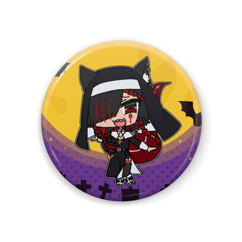 ハロウィンSD缶バッジ 44mm【全7種類】