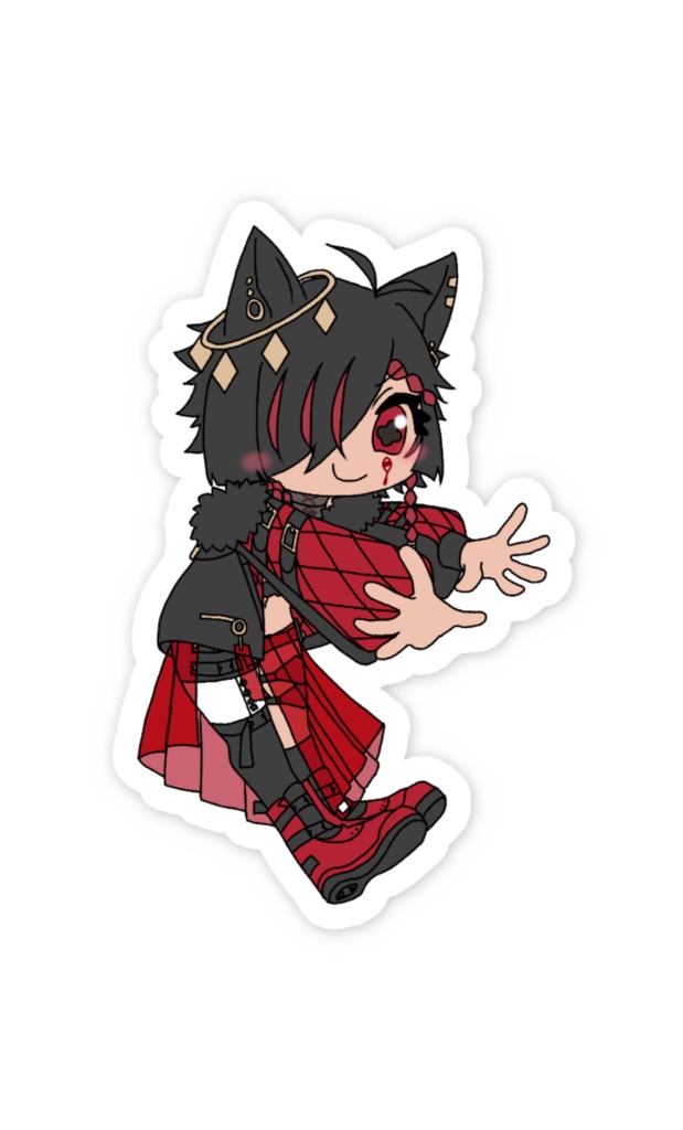 邪神くんライドステッカー