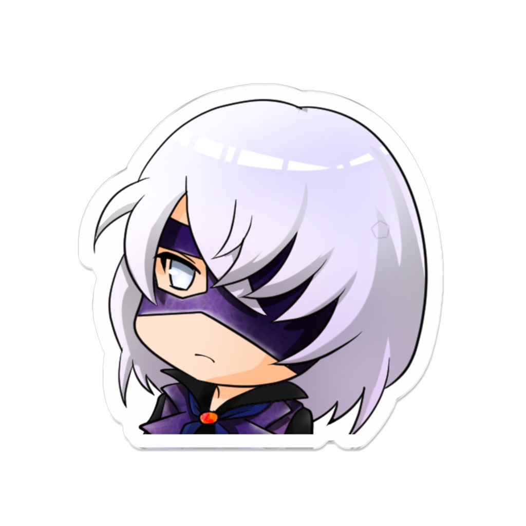 ブラックアクリルバッジ