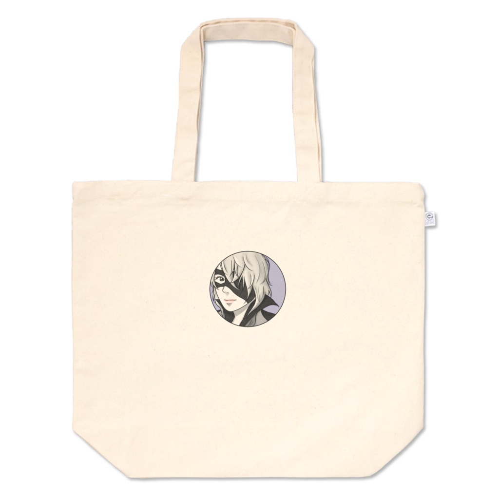 ブラック美人画トートバッグ